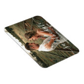 Save the Date modernes handgeschriebenes Hochzeits Magnet (Rechte Seite)