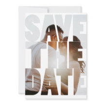 Save the Date Modernes Personalisiertes Foto
