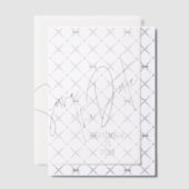 Save the Date Modernes Typografie-Overlay Pergament Einladungen (Versetzt (Einladung))