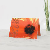 Save the Date - Mohn Einladung (Rückseite)