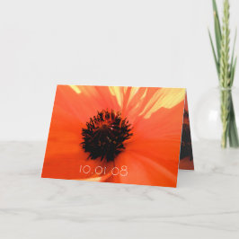 Save the Date - Mohn Einladung