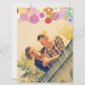 Save the Date Monogram Spring Summer (Rückseite)