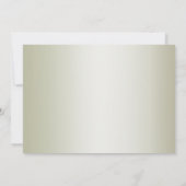 Save The Date | Monogramm des hellen Moosstreifens (Rückseite)