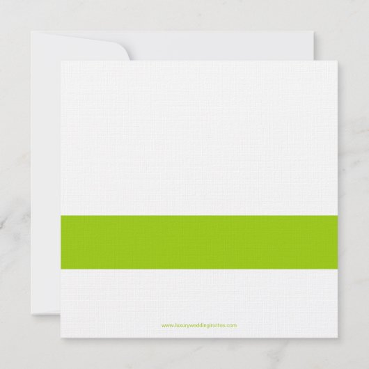 Save the Date Monogramme für Hochzeiten, grün rosa (Rückseite)