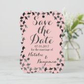 Save The Date| Mosaikeinladung| Benutzerdefinierte Einladung (Stehend Vorderseite)