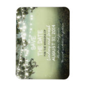 Save the Date Nachtlicht rustikales MAGNET (Vertikal)