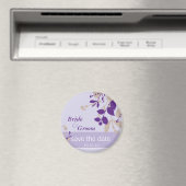 SAVE THE DATE: Natur - lilac lila latte Magnet (In Situ (Geschirrspüler))