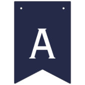 Save the Date Nautical Bunting Foto Prop. Wimpelkette (Dritte Fahne)