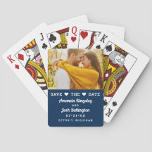Save the Date Navy Custom Wedding Foto