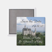 Save the Date Neuschwanstein Castle Magnet (Vorderseite/Rückseite)