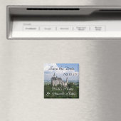 Save the Date Neuschwanstein Castle Magnet (In Situ (Geschirrspüler))