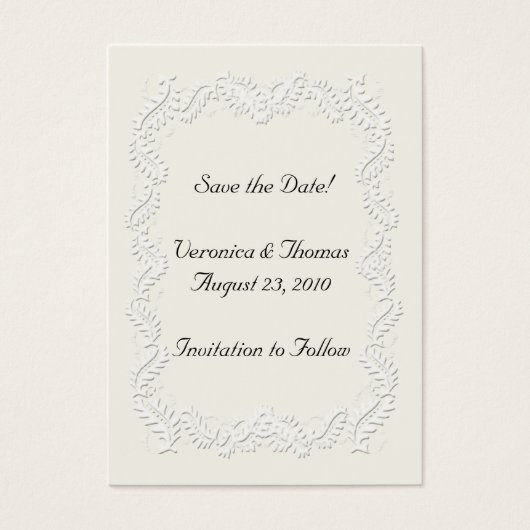 Save the Date neutral (Vorderseite)