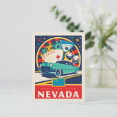 Save The Date | Nevada Einladungspostkarte (Stehend Vorderseite)