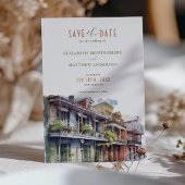 Save the Date New Orleans City French Quarter Einladung