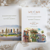 Save the Date New Orleans City Zielort Einladung