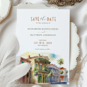 Save the Date New Orleans City Zielort Einladung