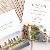 Save the Date New Orleans City Zielort Einladung