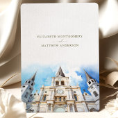 Save the Date New Orleans Französische Kathedrale Einladung