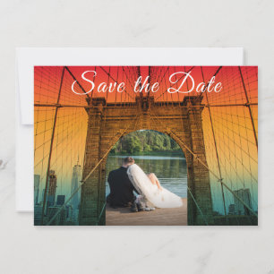 Save the Date New York Newly Weds Wedding Einladung