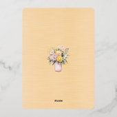 Save the Date November 2026 Hochzeit Folieneinladung (Rückseite)