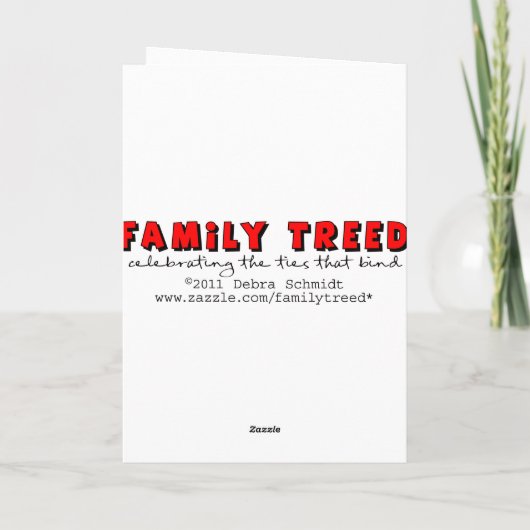 Save the Date - Oak Tree Design for Family Wieders Ankündigung (Rückseite)