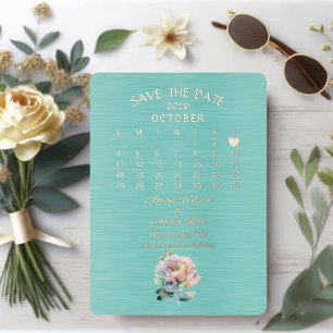 Save the Date Oktober 2026 Hochzeit Folieneinladung