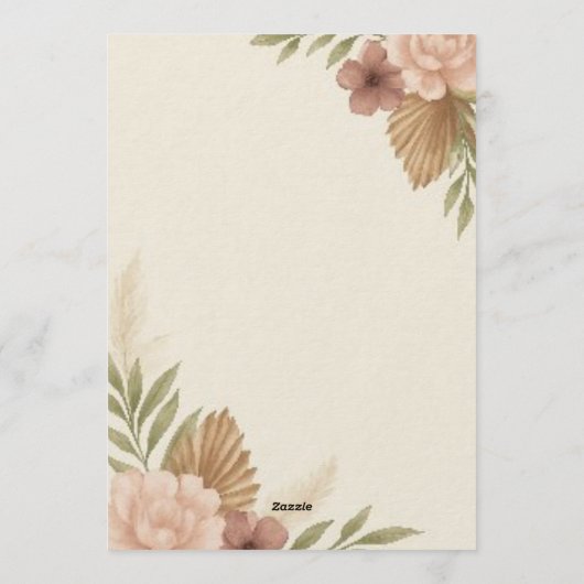 Save the Date: Olivia & Liam Einladung (Rückseite)