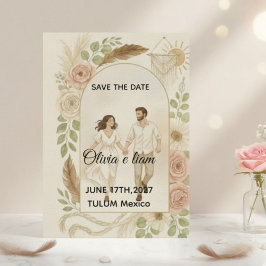 Save the Date: Olivia & Liam Einladung