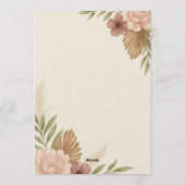 Save the Date: Olivia & Liam Einladung (Rückseite)