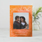 Save The Date |Orange Agate Slice (Stehend Vorderseite)