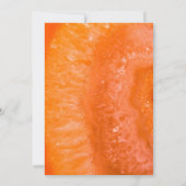 Save The Date |Orange Agate Slice (Rückseite)