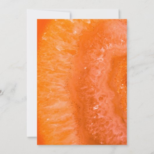 Save The Date |Orange Agate Slice (Rückseite)
