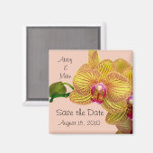 Save the Date - Orchid Magnet pink (Vorderseite/Rückseite)