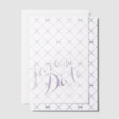 Save the Date Overlay für Wasserfarben Pergament Einladungen (Versetzt (Einladung))