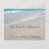 Save The Date | Ozean | Postkarte (Vorderseite)