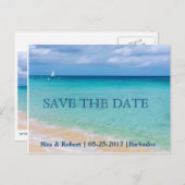 Save The Date | Ozean | Postkarte (Vorne/Hinten)