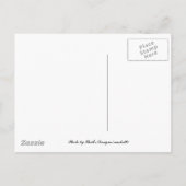 Save the Date Ozeanansicht Ankündigungspostkarte (Rückseite)