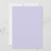 Save The Date | Pale Lilac Watercolor Peonings (Rückseite)