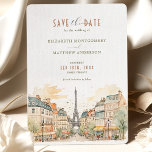 Save the Date Paris - Frankreich - Einladung<br><div class="desc">Die "Paris" Hochzeit Save the Date, schön in Aquarellen gemalt! Dieses atemberaubende Hotel empfängt Sie mit einer typischen Pariser Skyline und dem berühmten Eiffelturm, den hübschen Kopfsteinpflasterstraßen und den Champs Elysees. Unsere Einladung ist individuell anpassbar, sodass Sie den Text einfach bearbeiten können, um Ihre Hochzeitsdetails. Wählen Sie aus einer Vielzahl...</div>