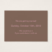 SAVE THE DATE: Parisstreifen (Rückseite)