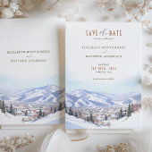 Save the Date Park City, Utah Wedding Einladung