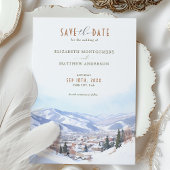 Save the Date Park City, Utah Wedding Einladung
