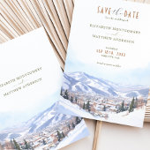 Save the Date Park City, Utah Wedding Einladung