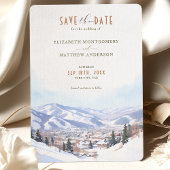 Save the Date Park City, Utah Wedding Einladung