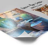 Save the Date Party Einladung Fotodruck (Ecke)