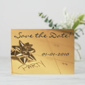 Save The Date! Party Einladungen (Stehend Vorderseite)
