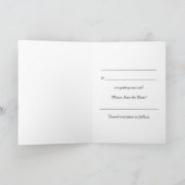 Save the Date, Patriotic Socks, USA Ankündigung (Innenseite)