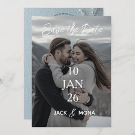 Save the Date Personalisiert Einfache Hochzeit Einladung