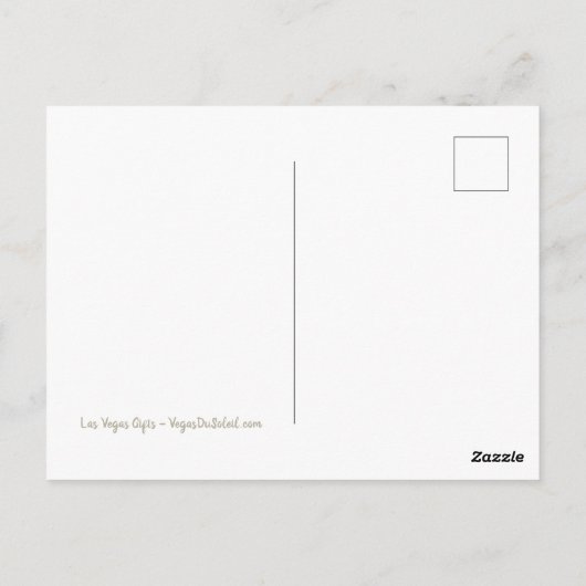 Save the Date Personalisiert Las Vegas Postcard Postkarte (Rückseite)