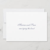 Save the Date Personalisiert Laurels Card (Rückseite)